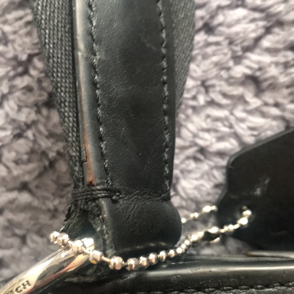 Gotham slim crossbody Coach Purse in Signature Print (Damaged) - Picture 15 of 16